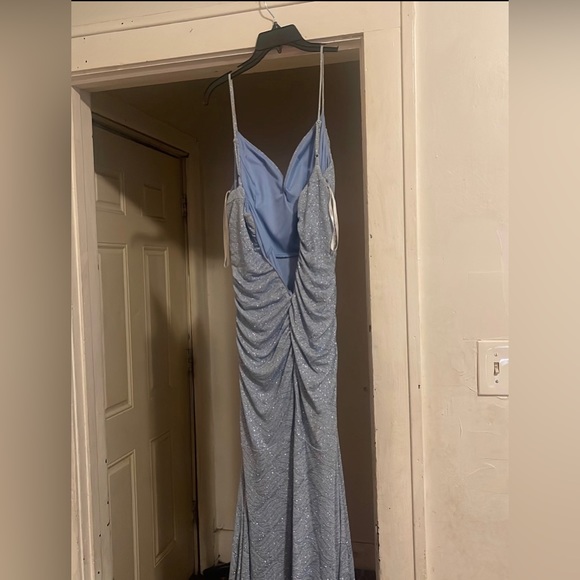 Sky blue prom dress size XL - Picture 4 of 4